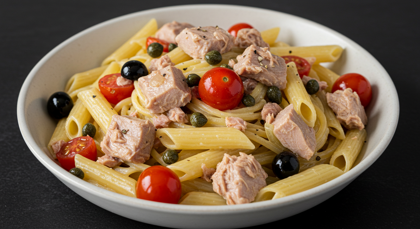 Tuna Pasta with Olives